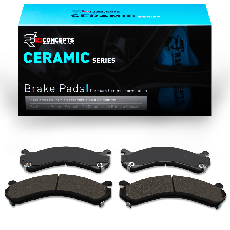 GMC Sierra 3500 Brake Pads - Rear - R1 Concepts - Ceramic - `01-`10